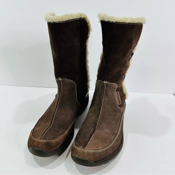🩷 COLUMBIA WOMENS SIZE 8.5 SHERPA 10 1/2” H PULL ON BOOTS GREAT CONDITION - Picture 10 of 10